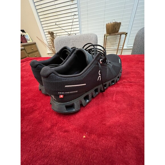 On Cloud Shoes Womens Size 8.5 Black Running Lightweight CloudTec Speed Laces - Picture 6 of 12